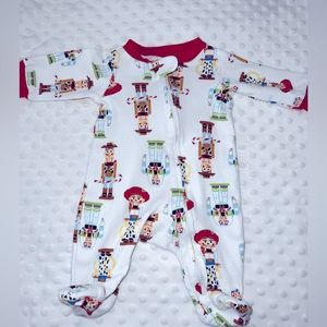 White and red Toy Story